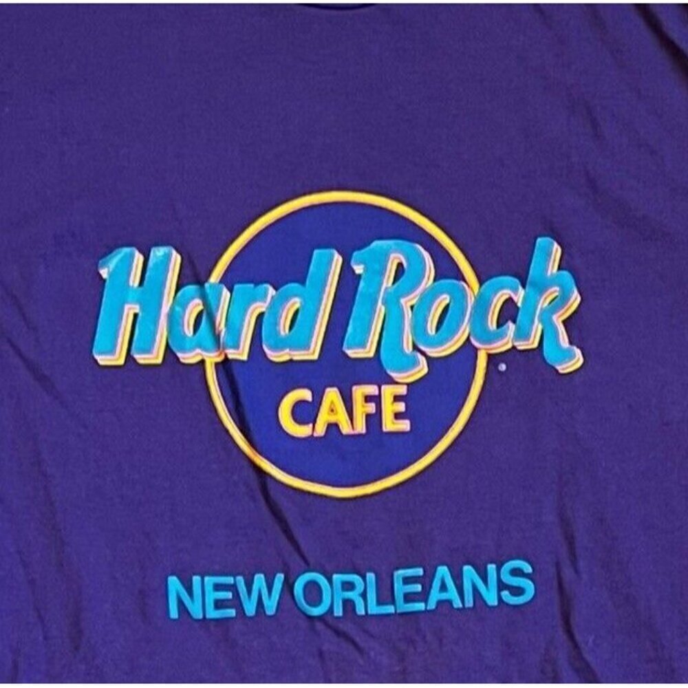 Hard Rock New Orleans Tee Shirt Medium Purple
